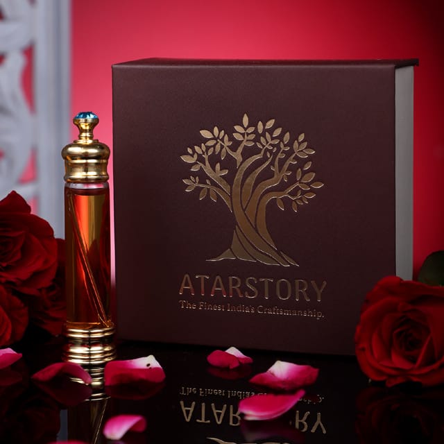 ATARSTORY Rosa Luxure Best Attar Alcohol Free Roll On for Daily use | Long Lasting Fragrance | Ittar Oudh for Men and Women - 12ml view 2