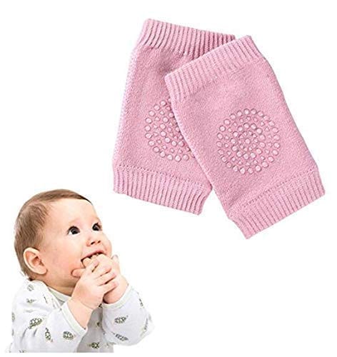 Baby Knee Pads Protector Toddler Leg for Crawling,Anti-Slip Padded Stretchable Elastic Cotton Soft Breathable Comfortable Knee Cap Safety Protector,Multicolor (Pack of 1 pair) view 2