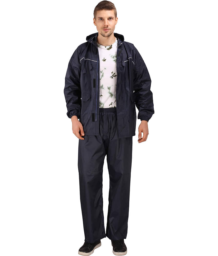 Goodluck Raincoat Set - Navy