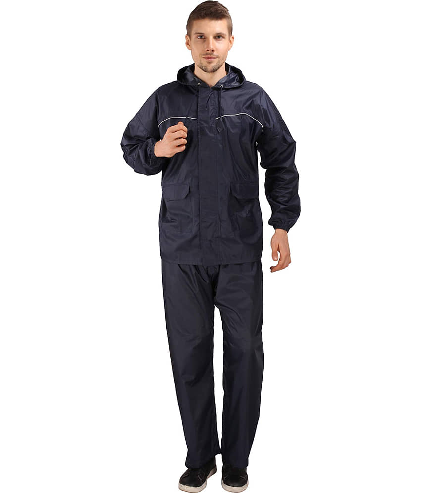 Goodluck Raincoat Set - Navy view 2