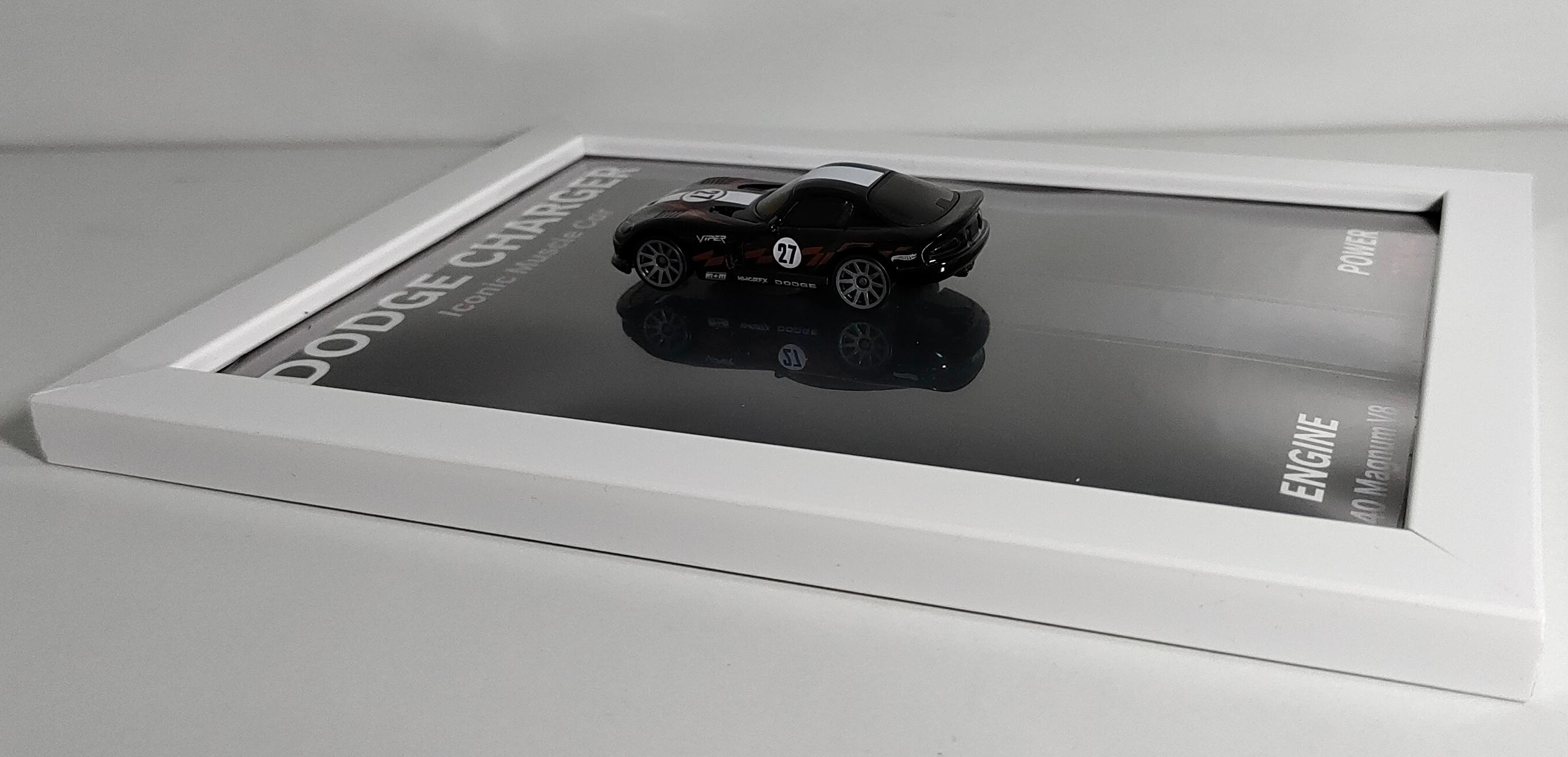 Dodge Charger Die Cast Car Frame view 2