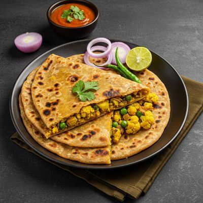 Gobi Onion Paratha