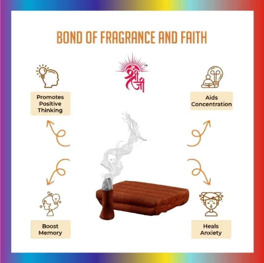 Shri Shriji Flam the Aromatic peace Premium Wet Dhoop � Pack of 4 Fragrances (Divya, Chandan, Mogra, Rose) | Natural Dhoop for Puja, Meditation & Home Fragrance | view 2