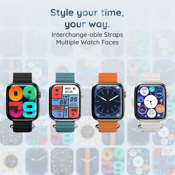 Pebble Frost Pro 1.96 Dispay Smart Watch view 2
