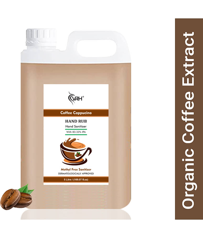 VRH Coffee Fragrance 5 Litre Hand Rub Sanitizers 5000 mL Pack of 1