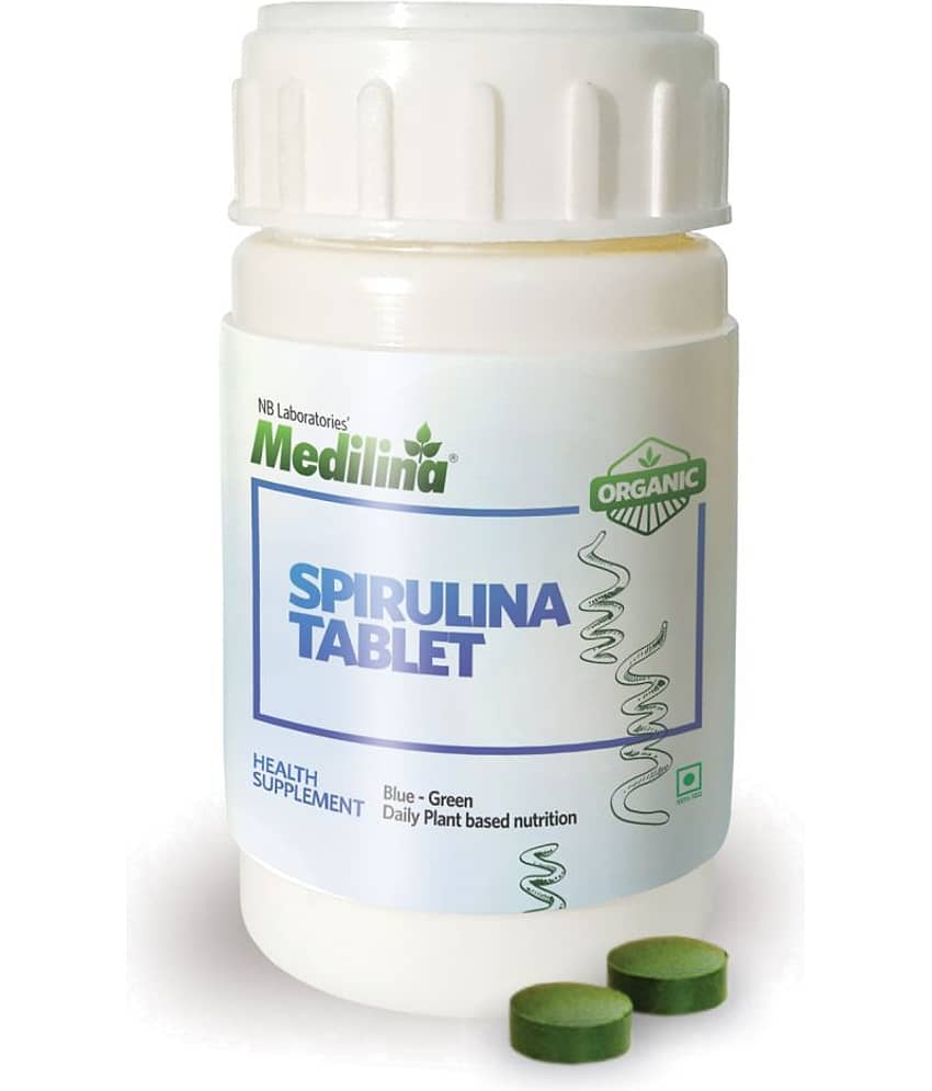 Medilina Organic Spirulina Tablet Tablets 120 no.s