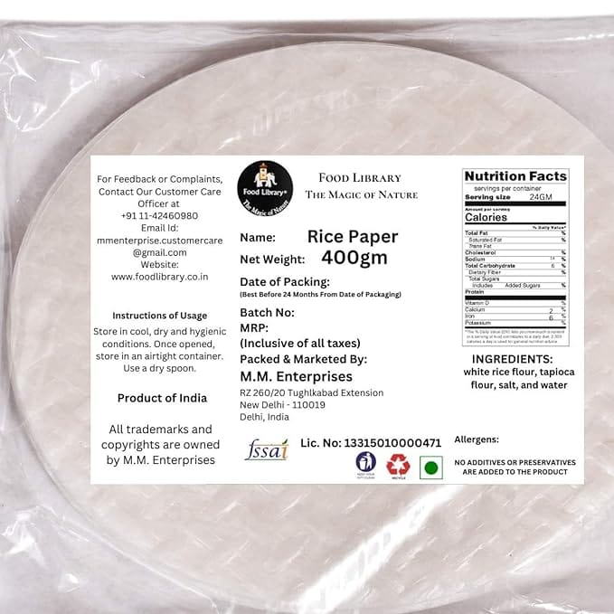 Food Library Rice Paper (Banh Trang) view 2