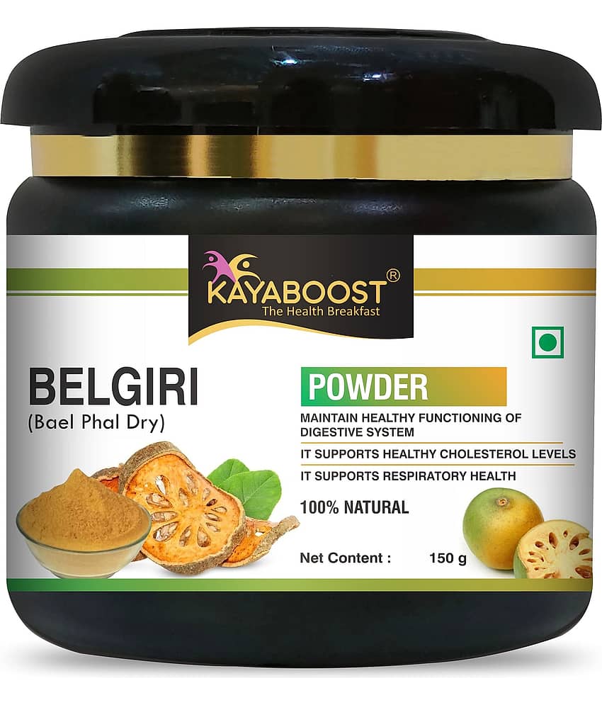 KAYABOOST Belgiri Powder - Bealgiri - Bael Phal Dry - Aegle Marmelos - Wood Apple (150 g)