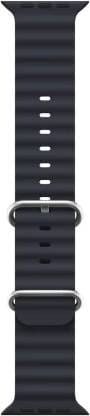 Ocean Strap Compatible with Watch Ultra Bands 49mm 45mm 44mm 42mm Sports loop Smart Watch Strap (Black, White) view 2