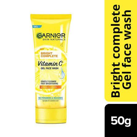 GARNIER BRIGHT COMPLETE FACE WASH 50GM