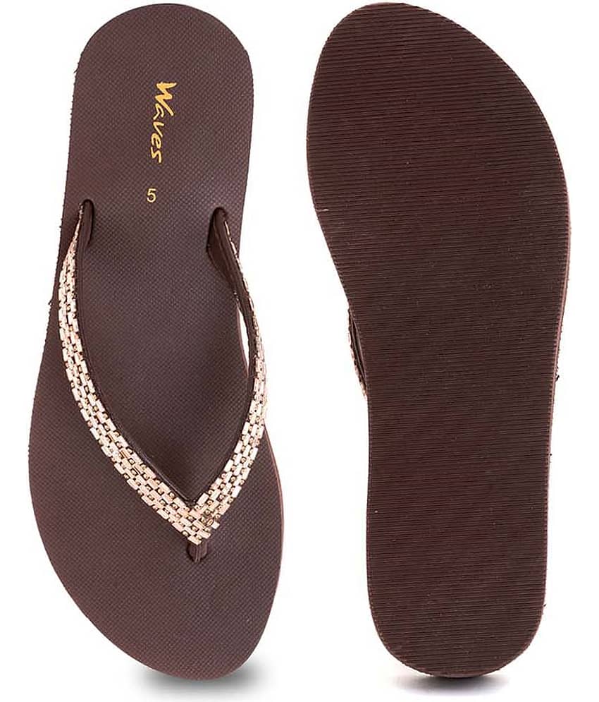 KHADIM Brown Women's Slipper