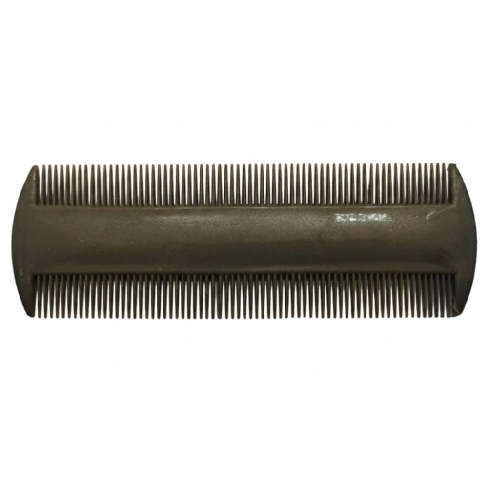 Double-Sided Fine Tooth Comb, Plastic, for All Hair Types, Reusable Nit and Dandruff Removal, Pack of 5 view 2