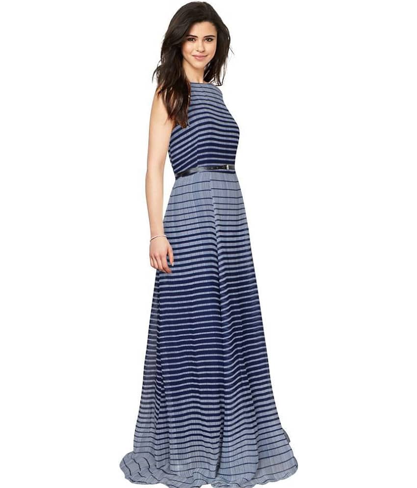 Dream Beauty Fashion Women Georgette ( Blue ) view 2