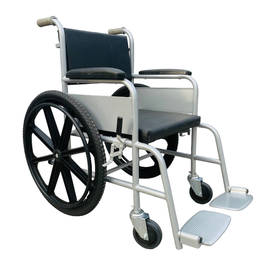 Amerey Intuitional /Non-Foldable/Fixed wheelchair Stainless Steel