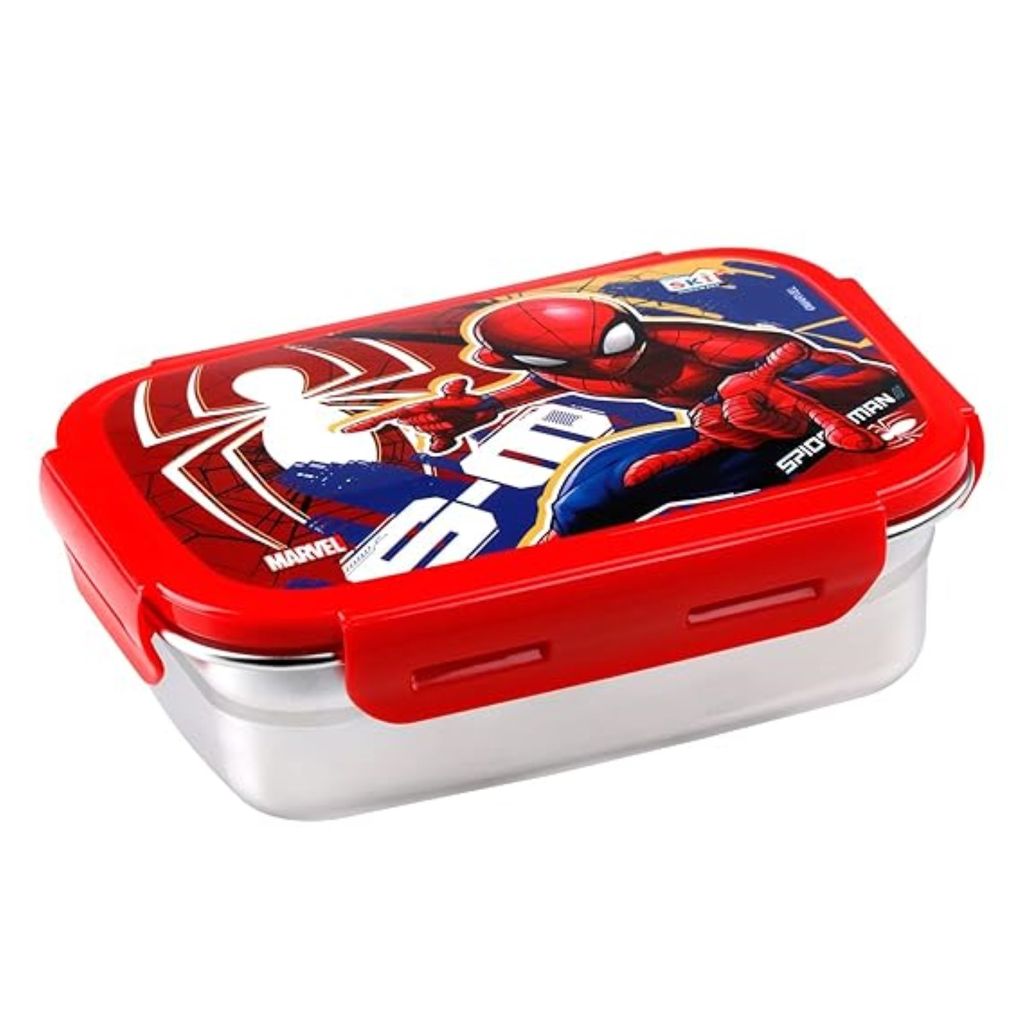 UNMEE Stainless Steel Cartoon Printed Zenith Lunch Box for Kids | Boys | Girls | School | Gifting | Birthday | Party, 600ml view 2