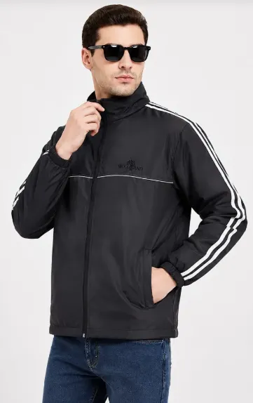Black Unisex Reversible Jacket