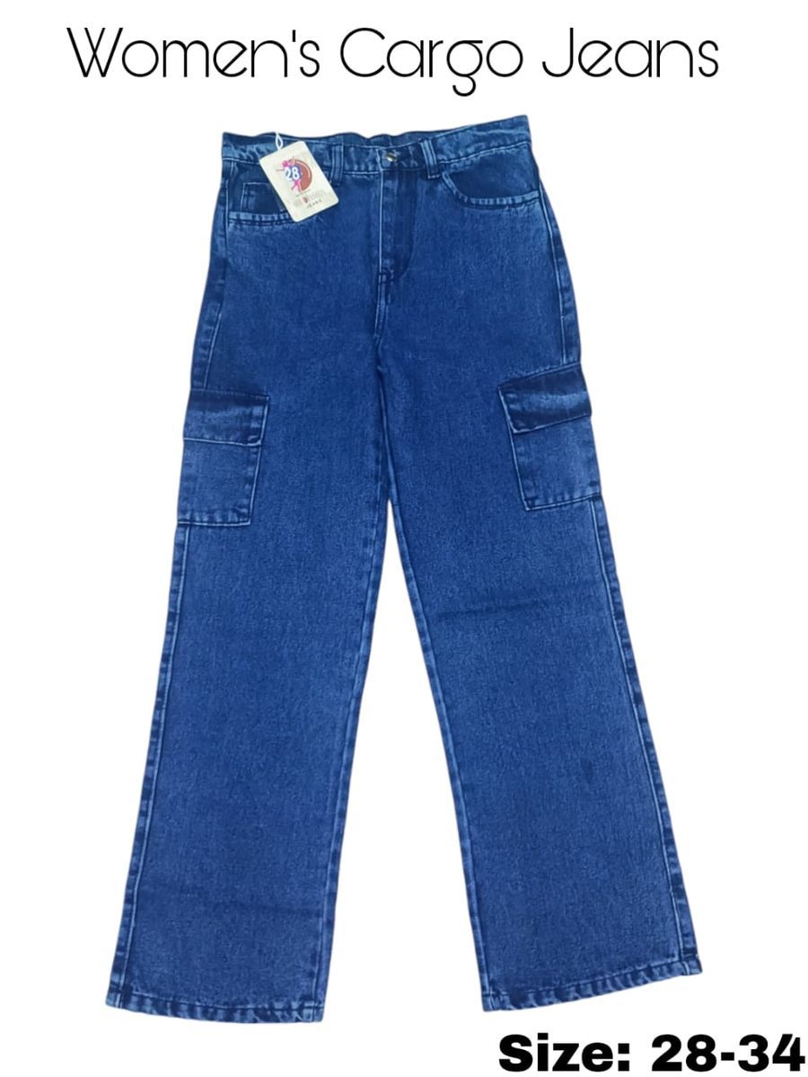 Women Cargo Jeans(size-32) view 2