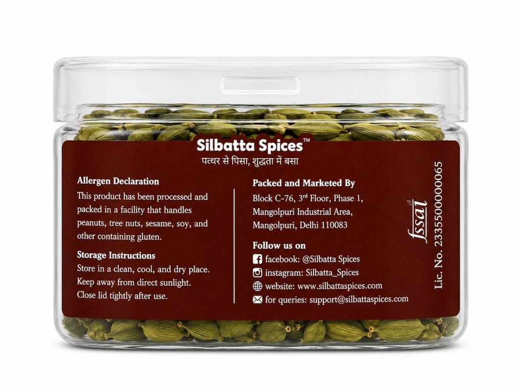 Silbatta Spices Green Cardamom | Hari Elaichi view 2