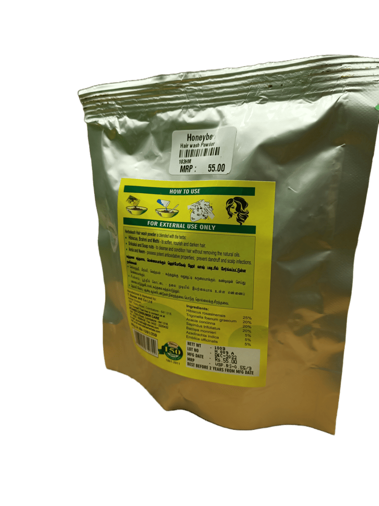 Stanes Herbokesh Herbal Hairwash Powder 100 g | Best for Oil Bath to reduce Body Heat view 2