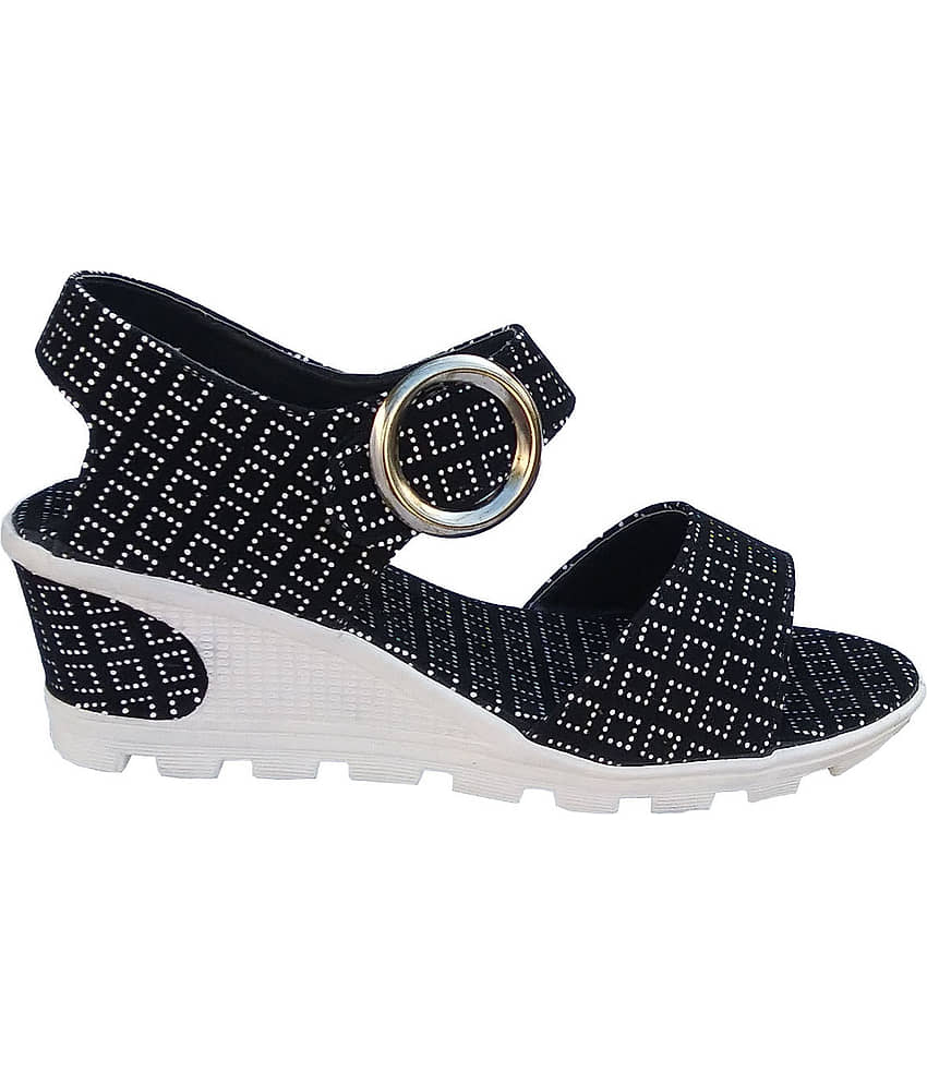 Dream Makers - Black Women's Sandal Heels view 2