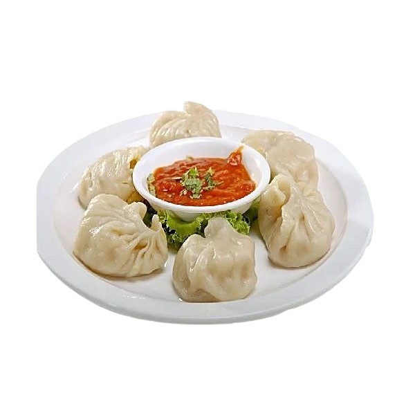 Steam Mushroom Momo - 8 Pcs