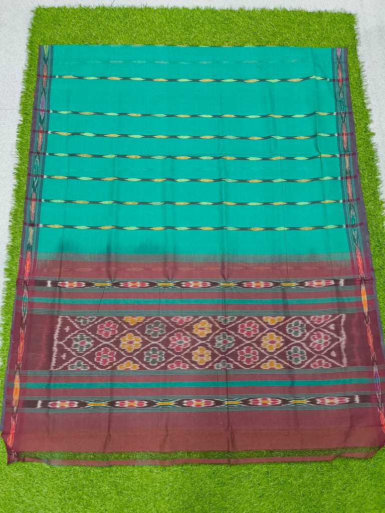 KJ PURAM HANDLOOMS COTTON TIE AND DIE SAREE