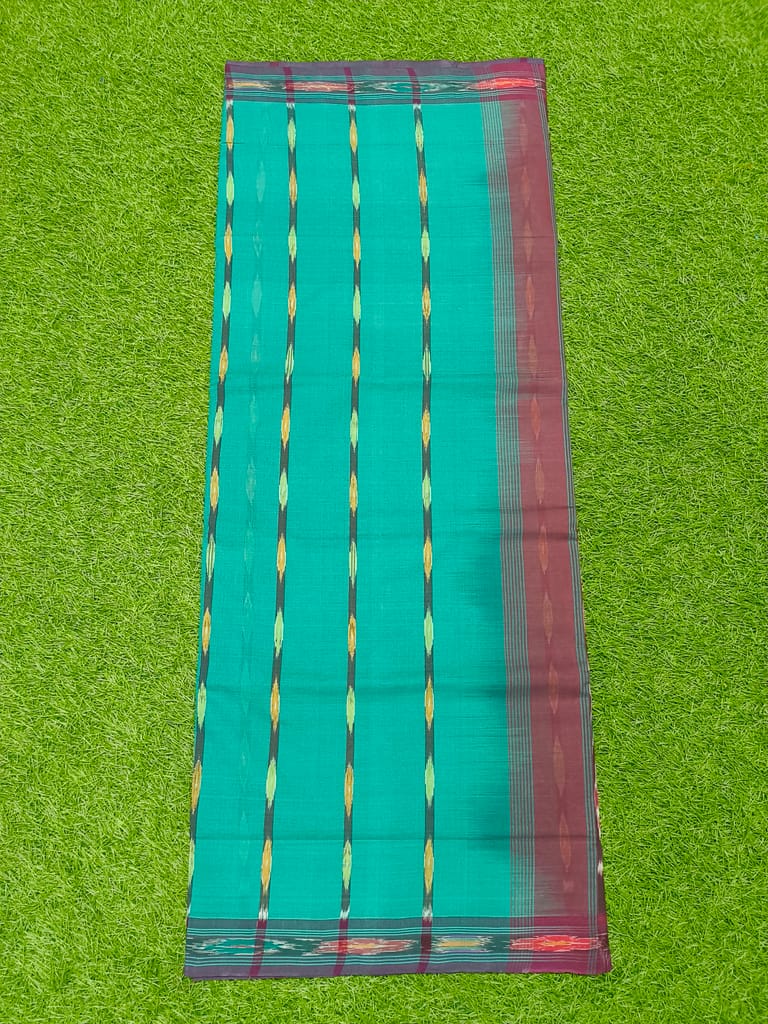 KJ PURAM HANDLOOMS COTTON TIE AND DIE SAREE view 2