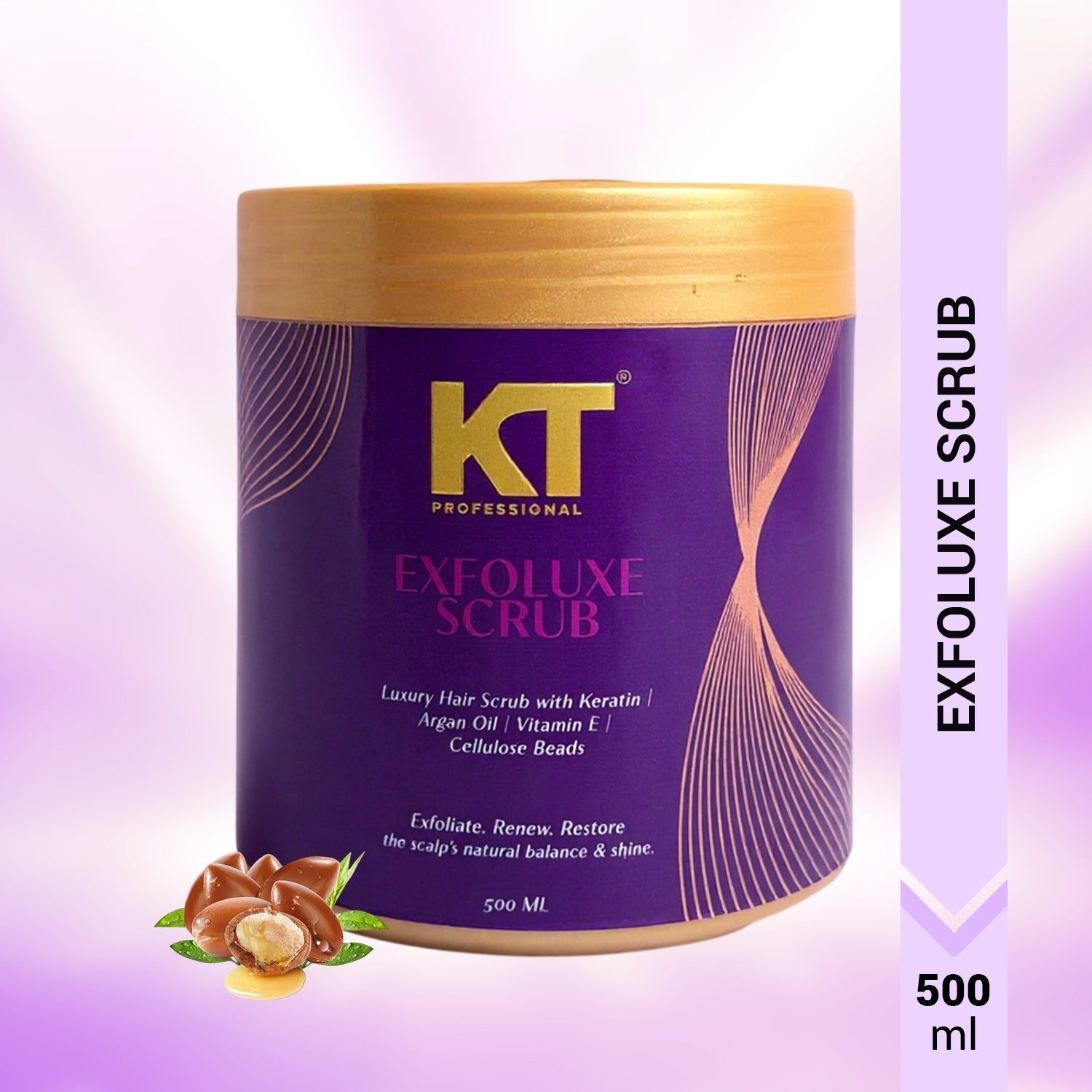 KT Professional Exfo Luxe Scrub, Scalp Detox & Buildup Removal – 500ml