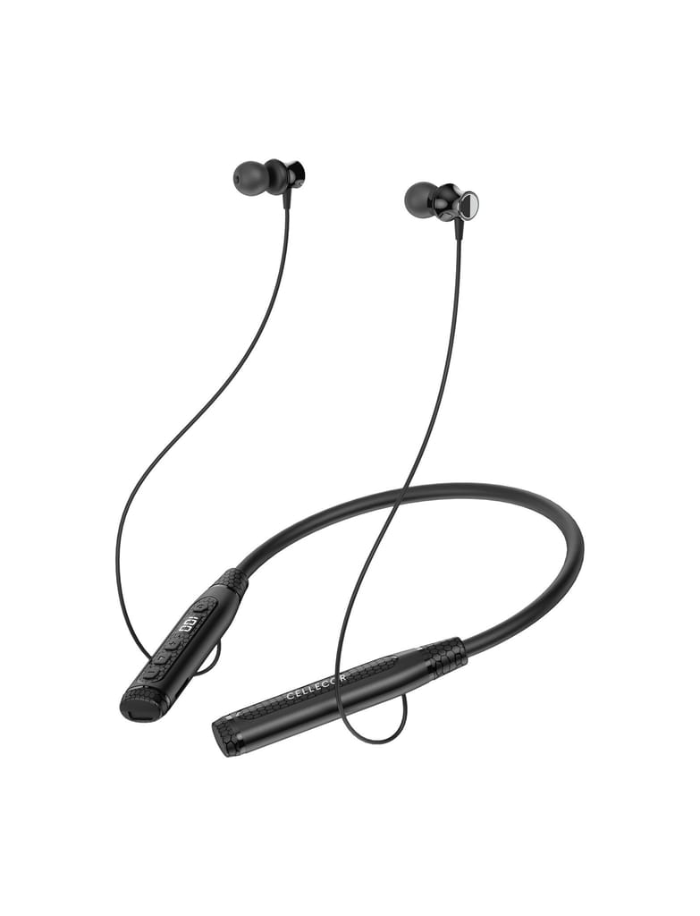 Cellecor BS-6 Wireless Neckband with 90 Hours Play Time and LCD Display Bluetooth view 2