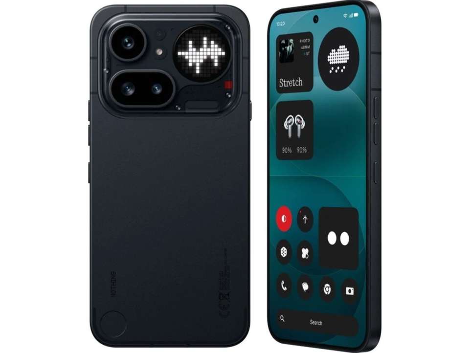 Nothing 4A Pro Smartphone, 12GB RAM, 256GB Storage - Black