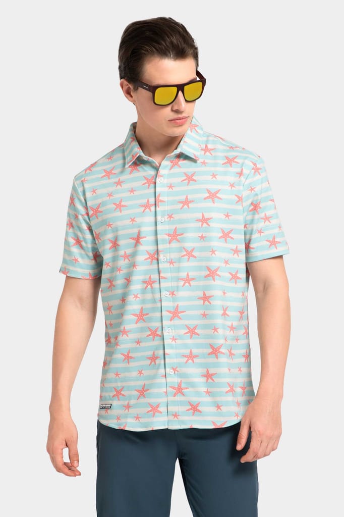 AH Pro Cool Red Starfish X-Men Shirt view 2
