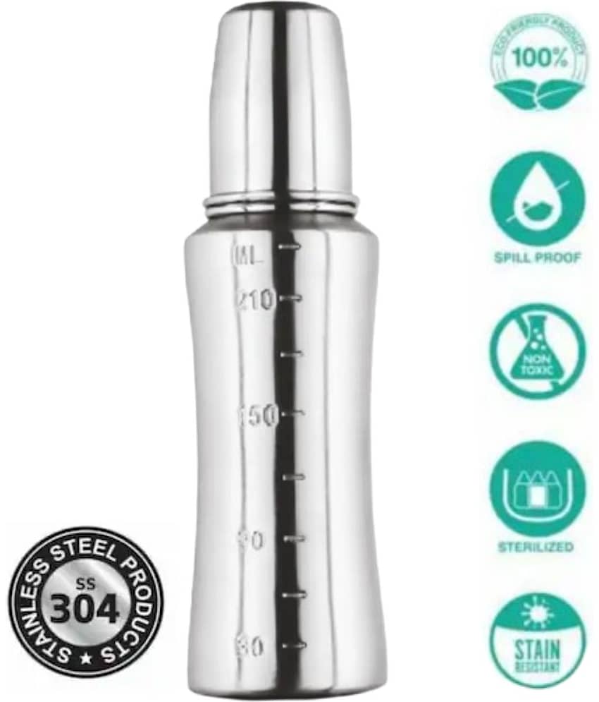 BCD 240 Silver Feeding Bottle ( Pack of 1 )