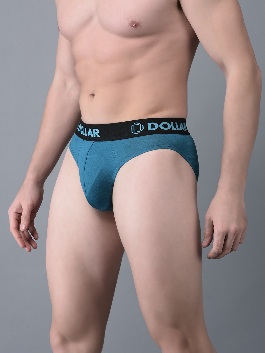 Men's Assorted Pack of 7 Shuffle Intellisoft Cotton Spandex Solid Brief view 2