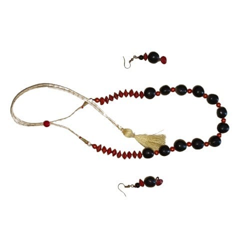 Natural Seeds Jewelry Set view 2