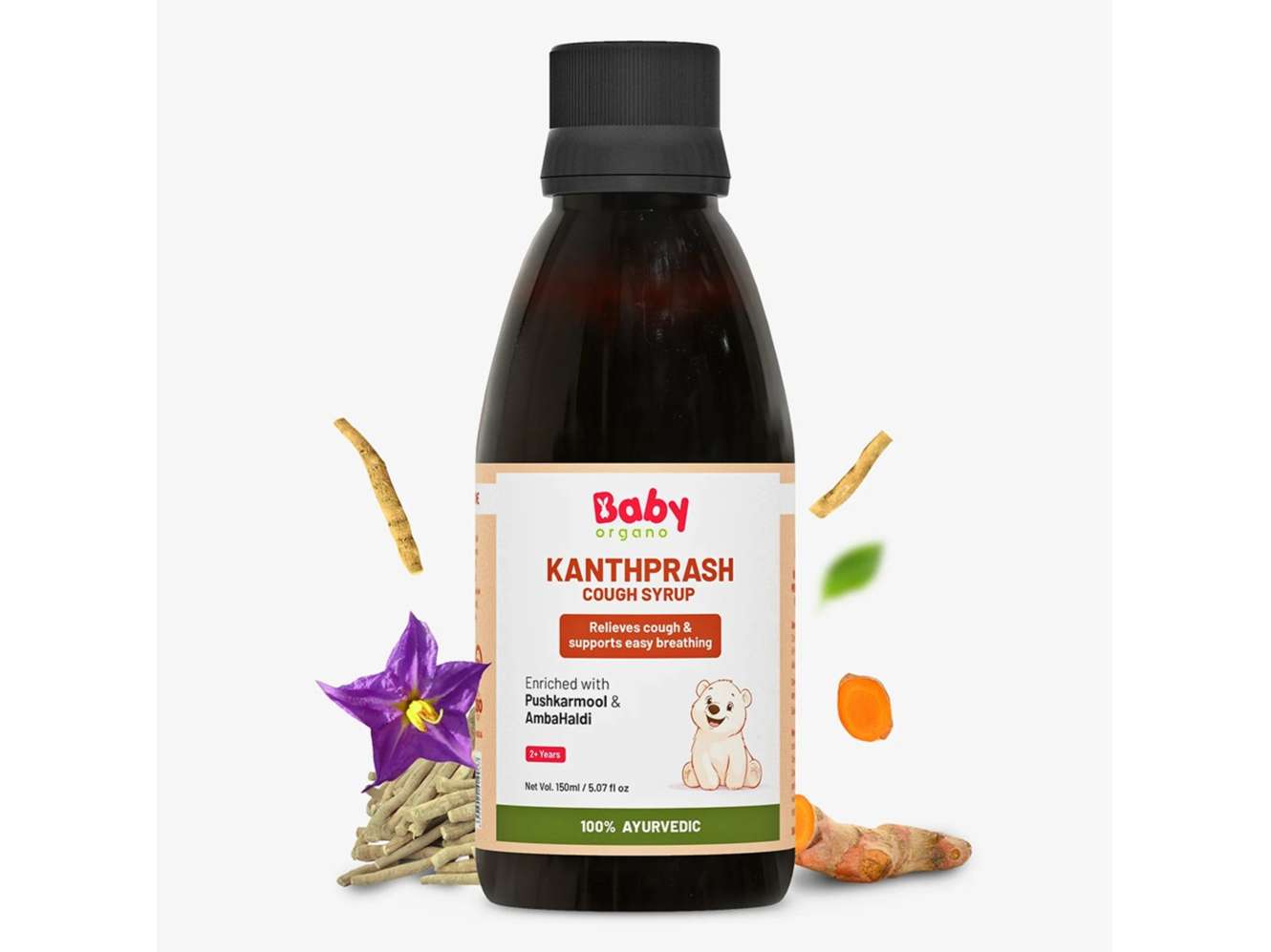 BabyOrgano Kanthprash Cough Syrup 150ml