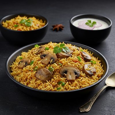 Hyderabad Mushroom Rice