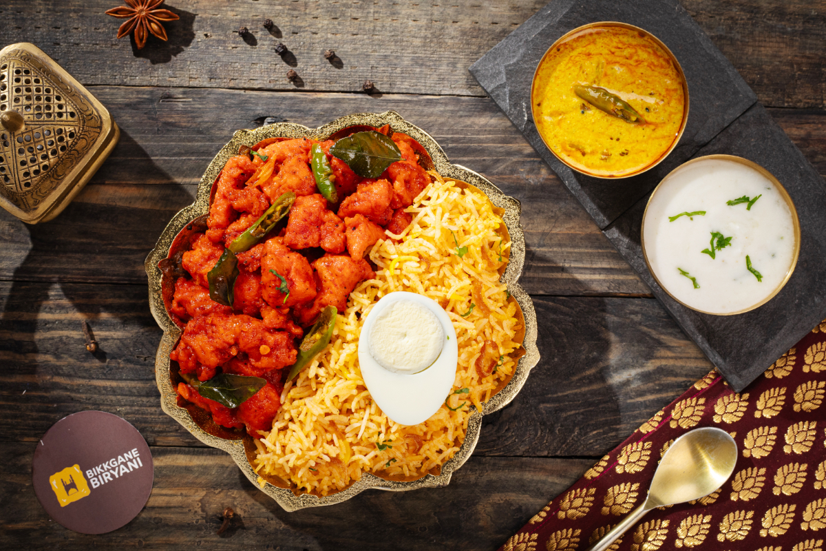 Chicken 65 biryani bowl - 500ml