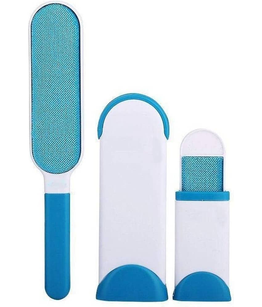 KOKIWOOWOO Pet Fur and Lint Remover Dog Hair Remover Multi-Purpose Double Sided Self-Cleaning and Reusable Pet Fur Remover Large for Home Use & Small for Travelling ( 2 Paw Sticker Free ) view 2