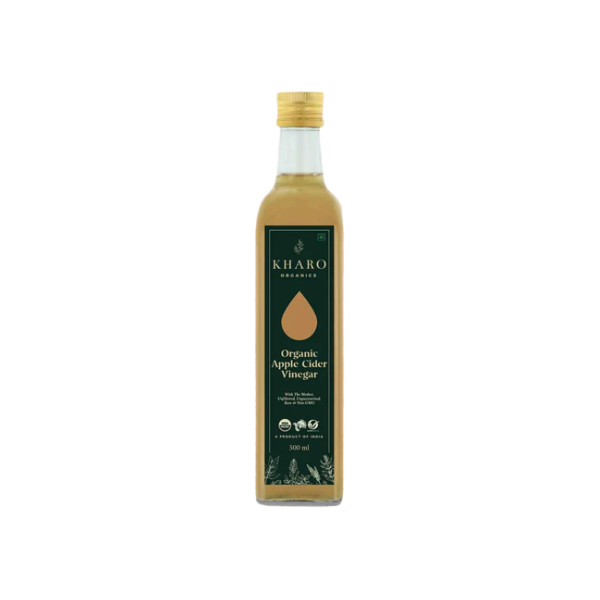 Kharo Organics Apple Cider Vinegar 500 Ml Pack Of 3
