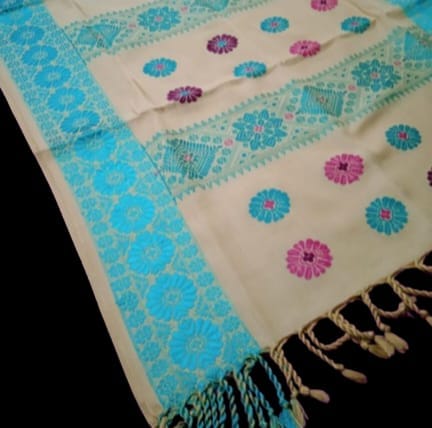 BODO TRADITIONAL COTTON FASURA(DUPATTA) view 2