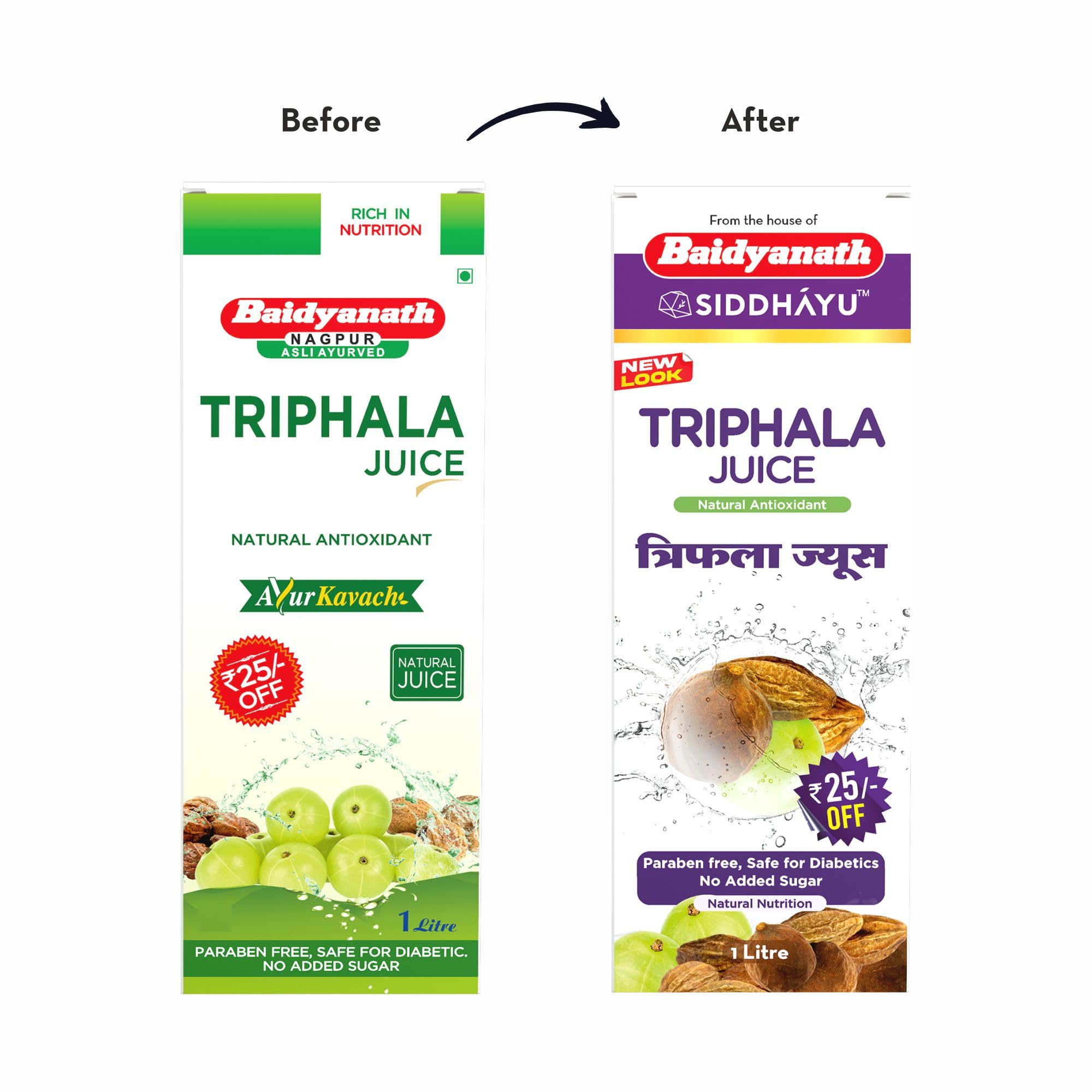 Baidyanath Triphala Juice 1000 Ml