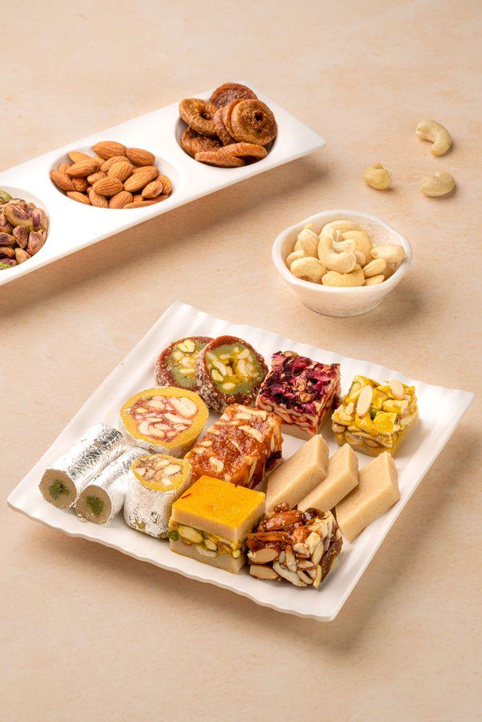 ASSORTED DRY FRUIT SWEETS '500 GMS' view 2