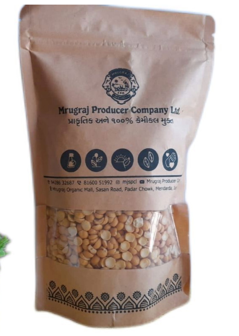 Mrugraj Chana Dal - 500 gm - One pack of split chickpeas