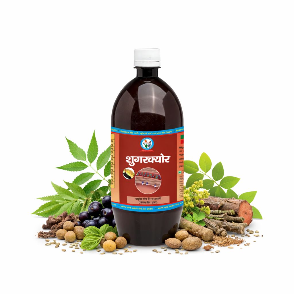 Bharat Gram Udyog Sugarcure Ras - Natural Support for Balanced Sugar Level, 1 L