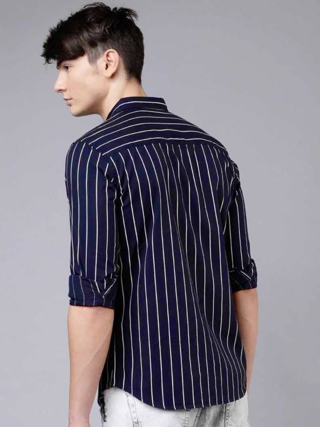 Men Regular Fit Striped Casual Shirt view 2