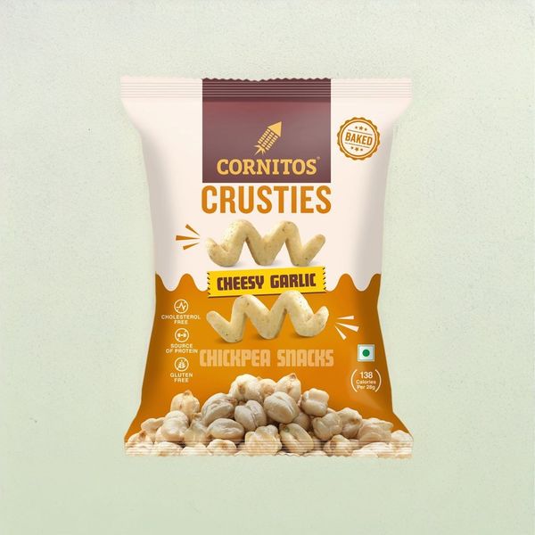 Cornitos Chana Crusties Cheesy Garlic 57g