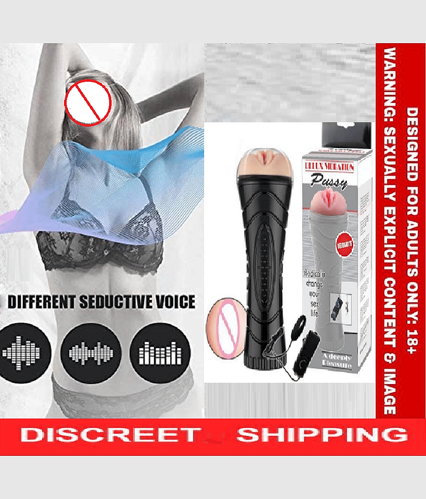 KaMYog-Flashlight Pocket Pussy inch Soft & Real Pussy Sex toy For men + Black Egg Vibrator with remote multispeed egg