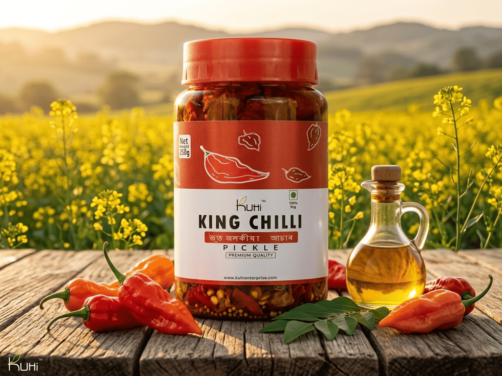 Kuhi's King Chilli Pickle | Preservatives Free | Organically grown