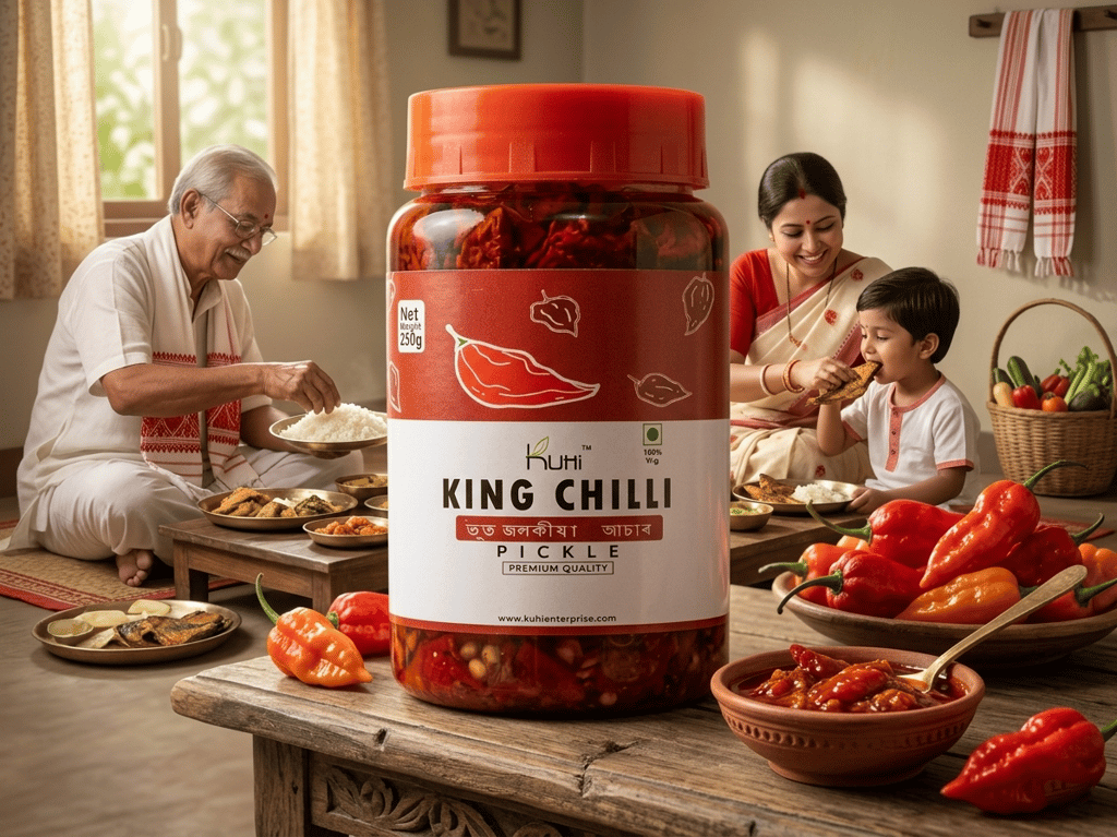 Kuhi's King Chilli Pickle | Preservatives Free | Organically grown view 2