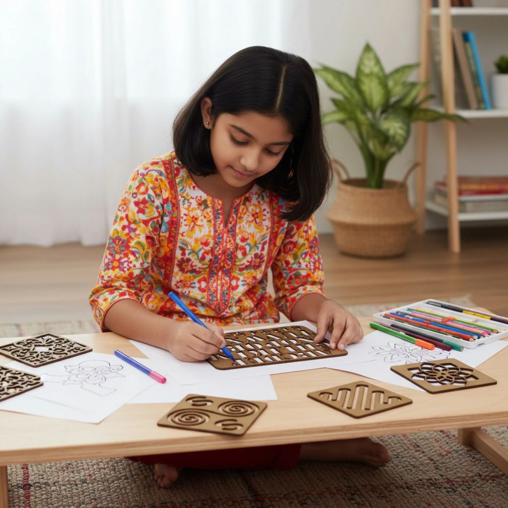 Stencil Set with Multiple Designs – Reusable Painting and Drawing Stencils for Art, Craft, Wall Décor and DIY Projects